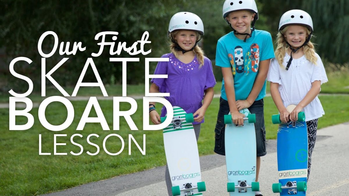First Skateboard Lesson