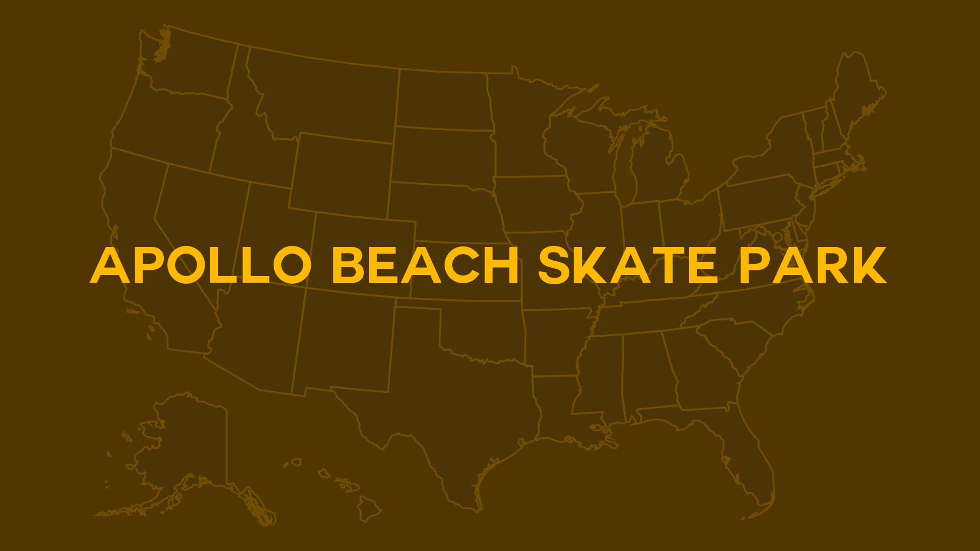 Title card for Apollo Beach Skate Park
