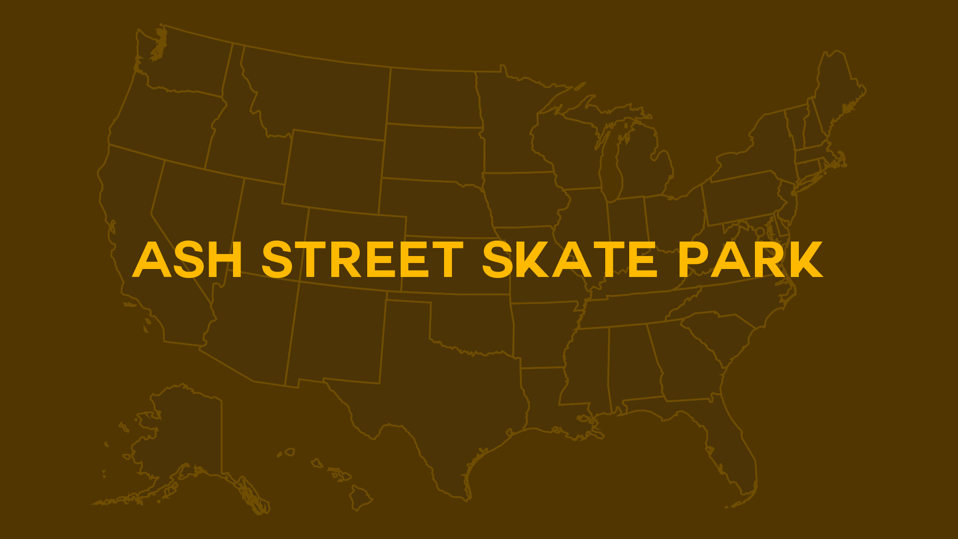 Title card for Ash Street Skate Park