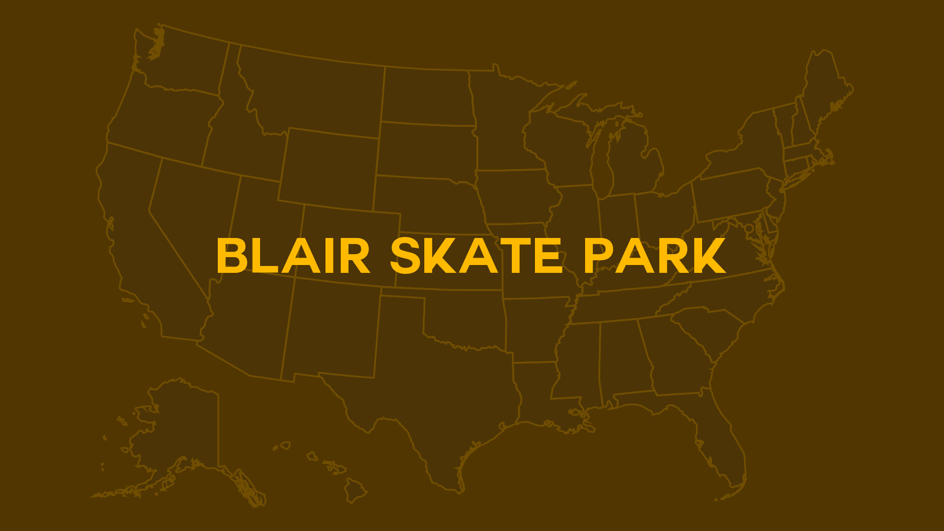 Title card for Blair Skate Park