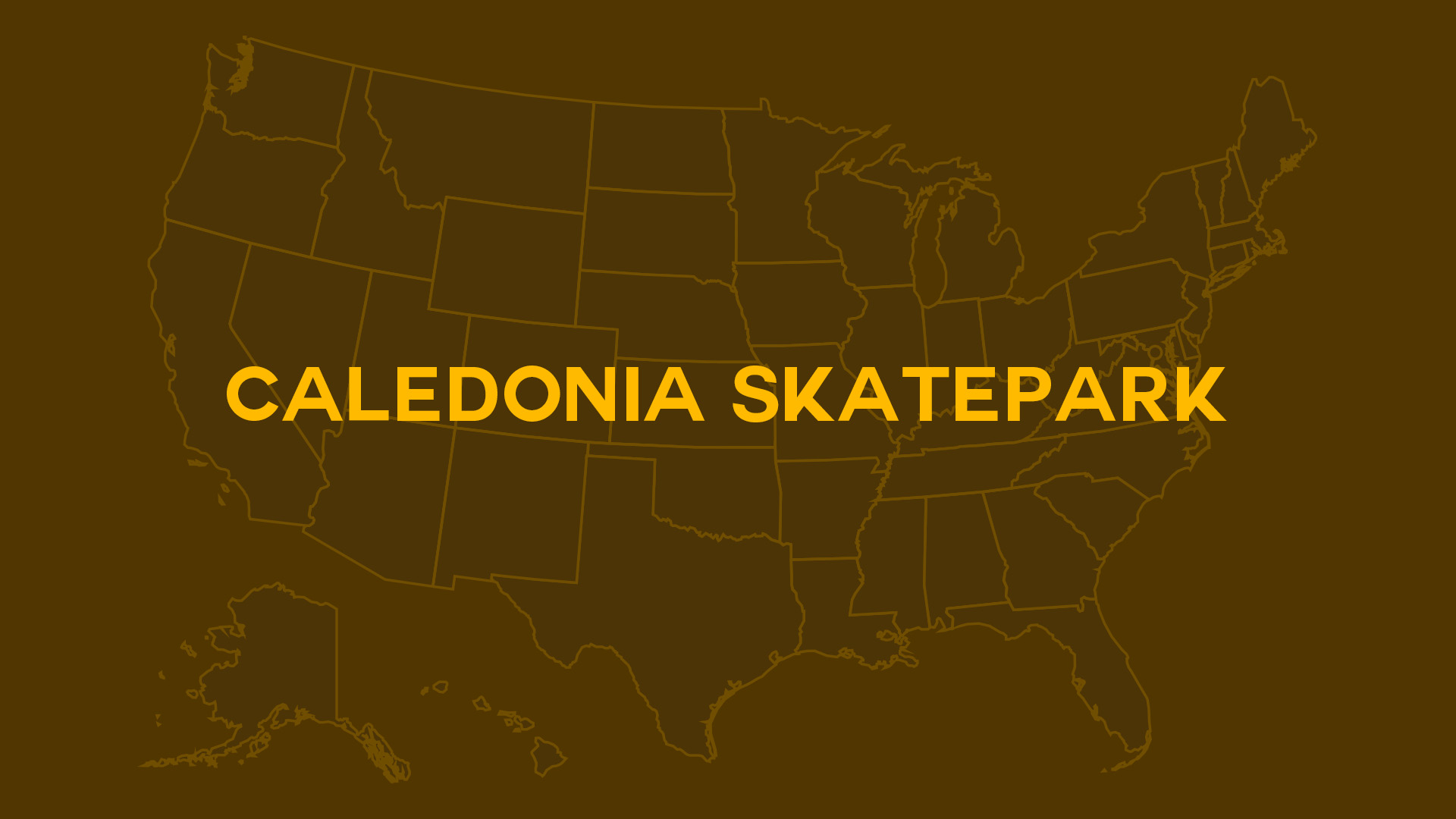 Title card for Caledonia Skatepark