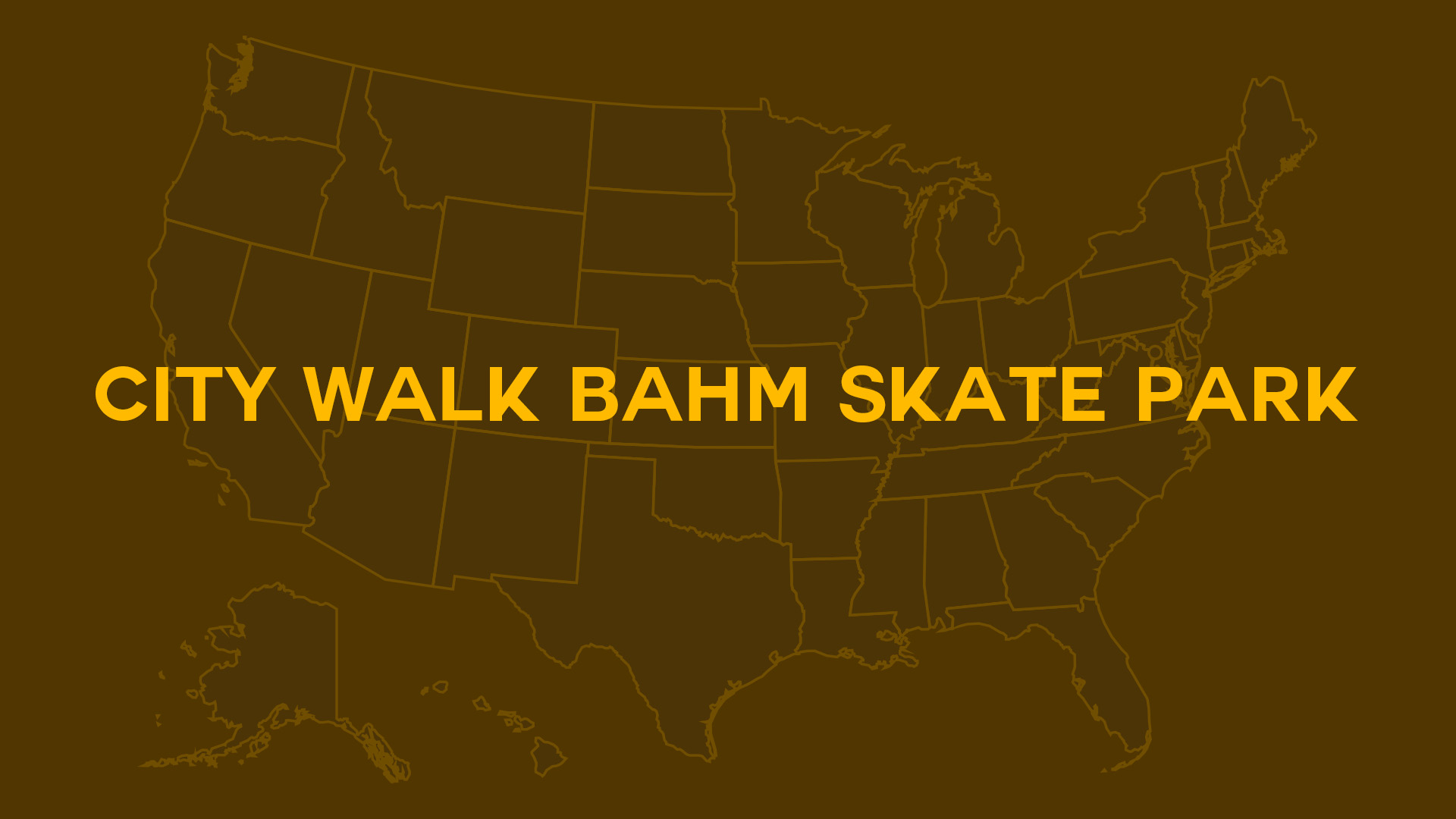 Title card for City Walk Bahm Skate park