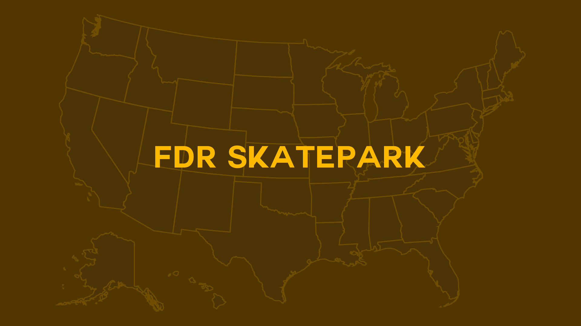 Title card for FDR Skatepark
