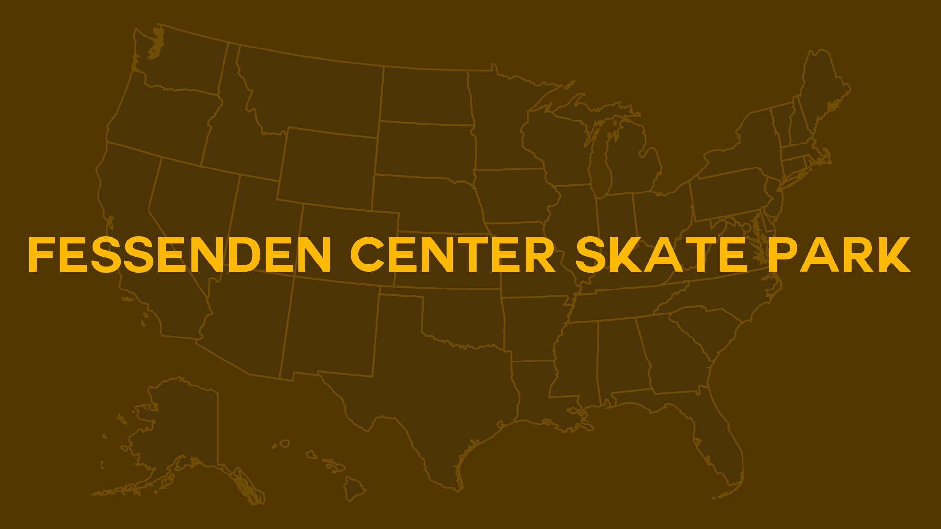 Title card for Fessenden Center Skate Park