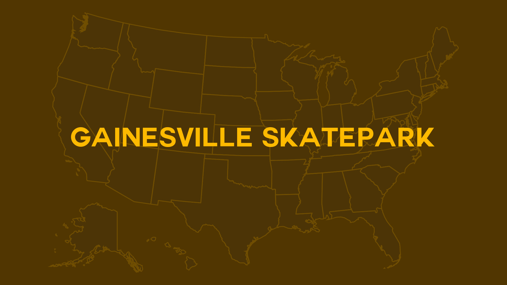 Title card for Gainesville Skatepark
