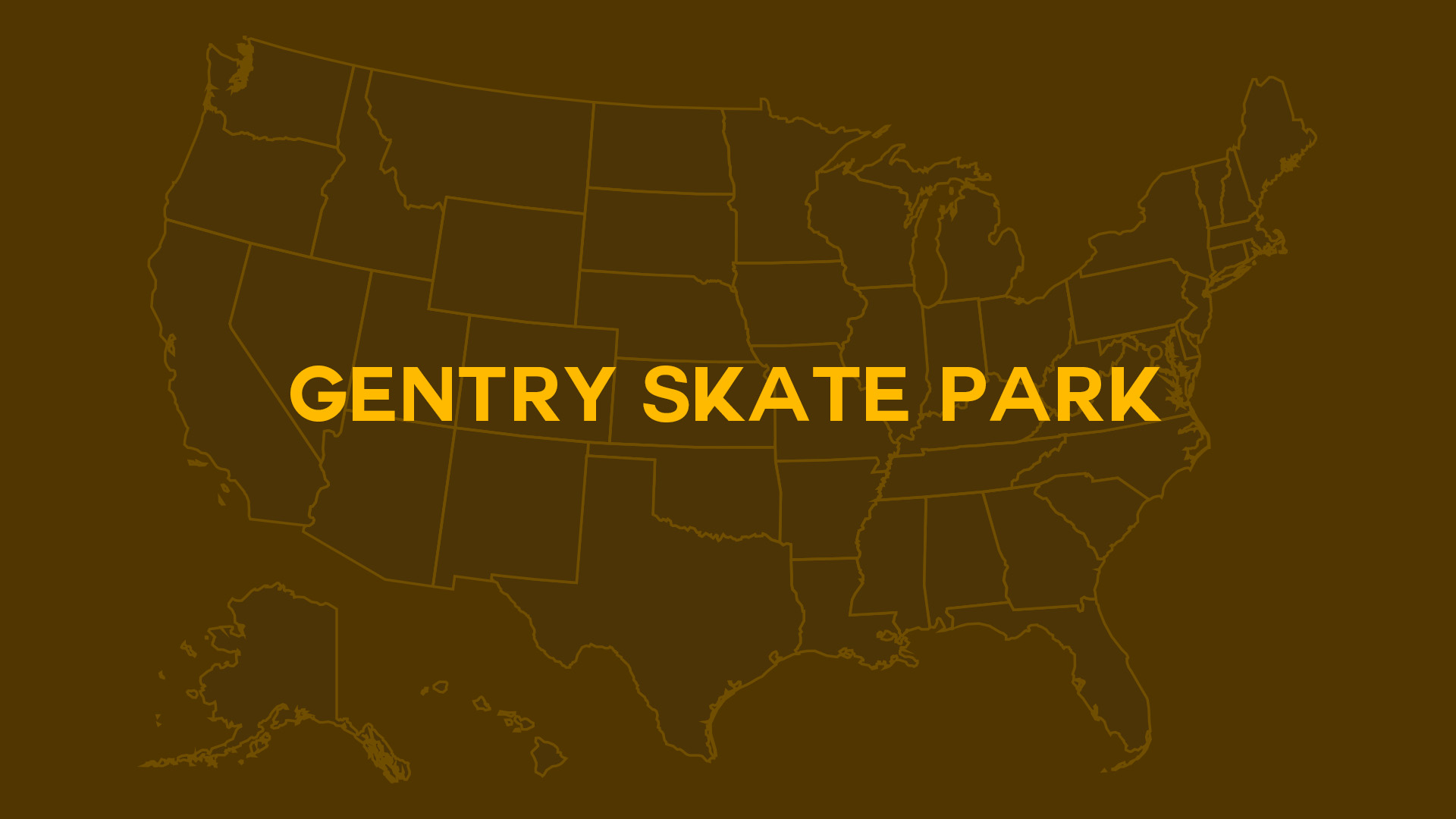 Title card for Gentry Skate Park