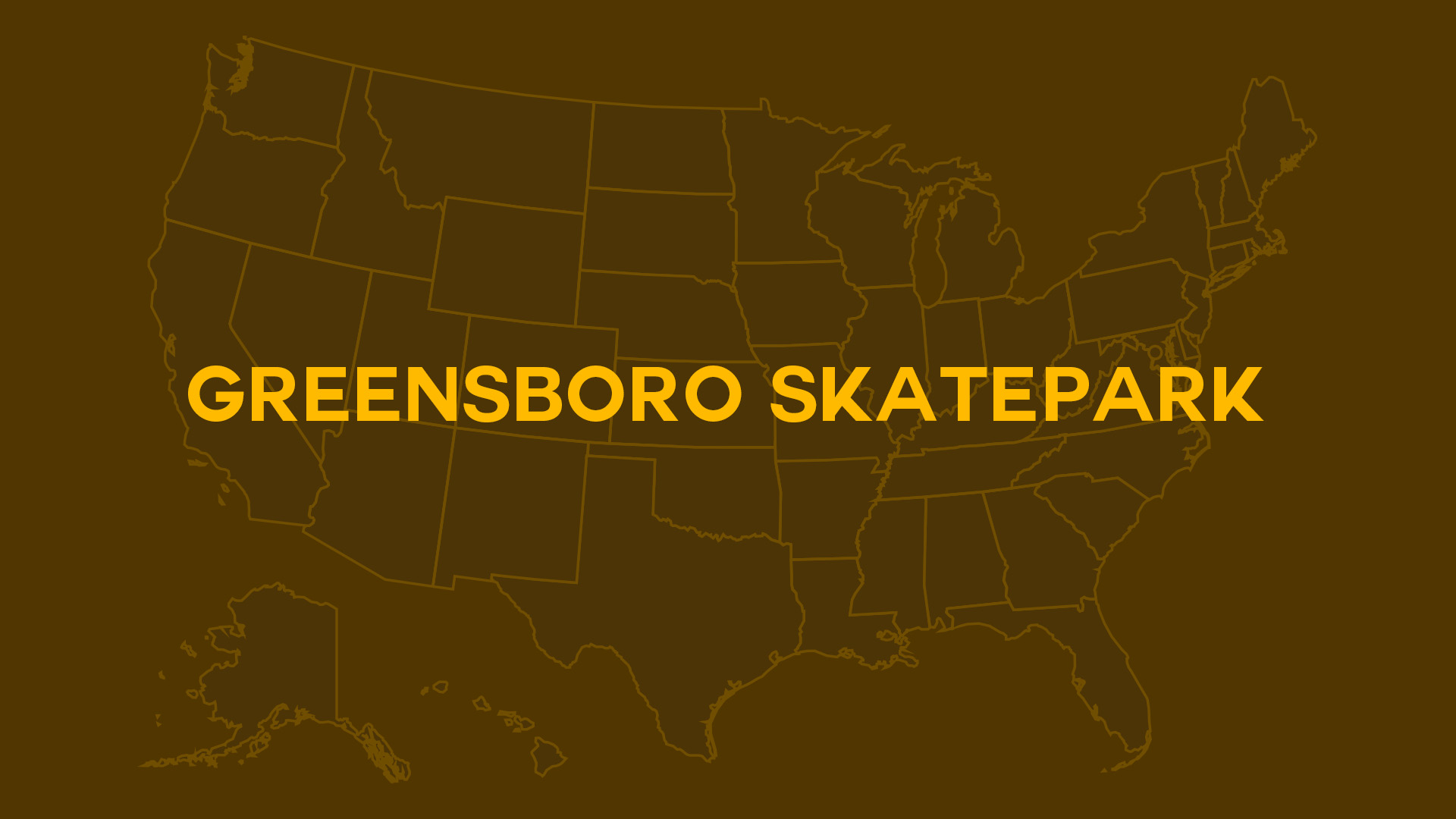 Title card for Greensboro Skatepark