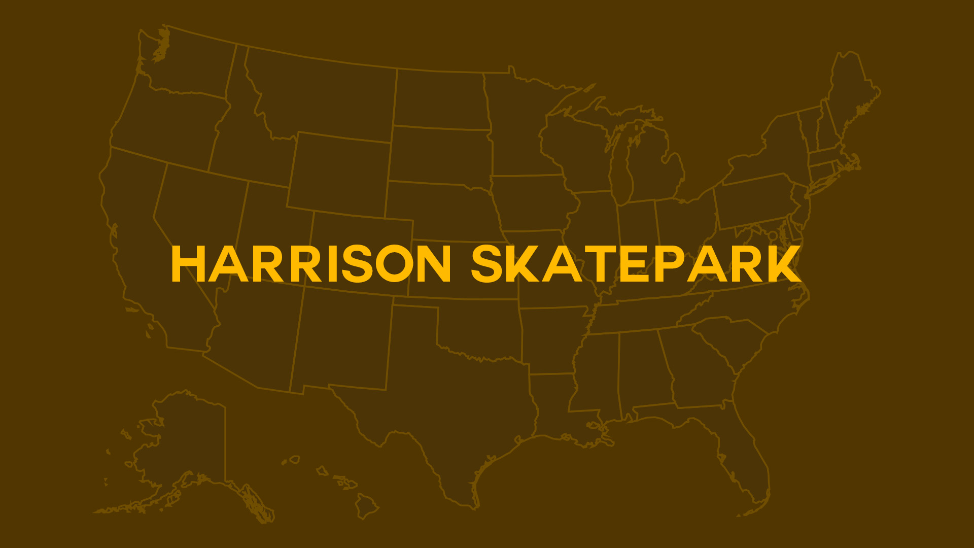Title card for Harrison Skatepark