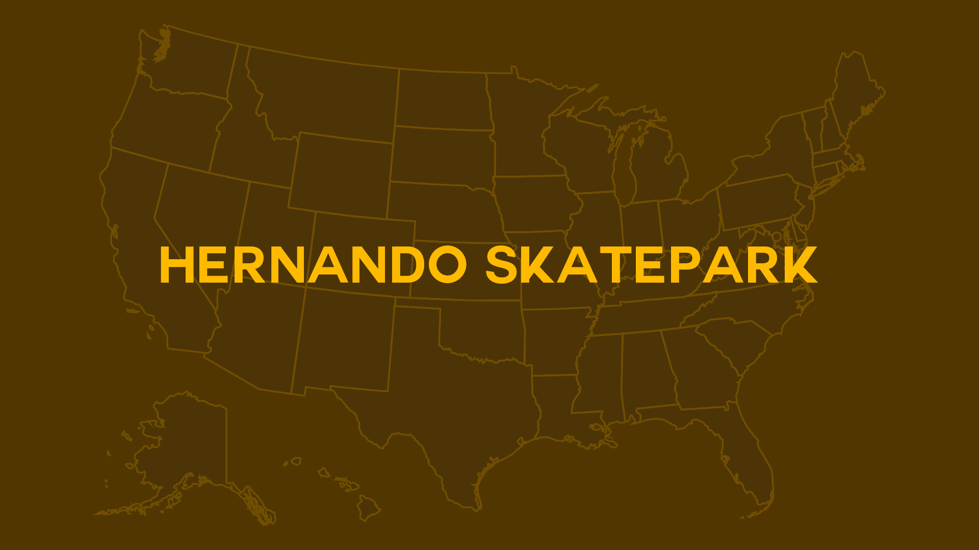 Title card for Hernando Skatepark