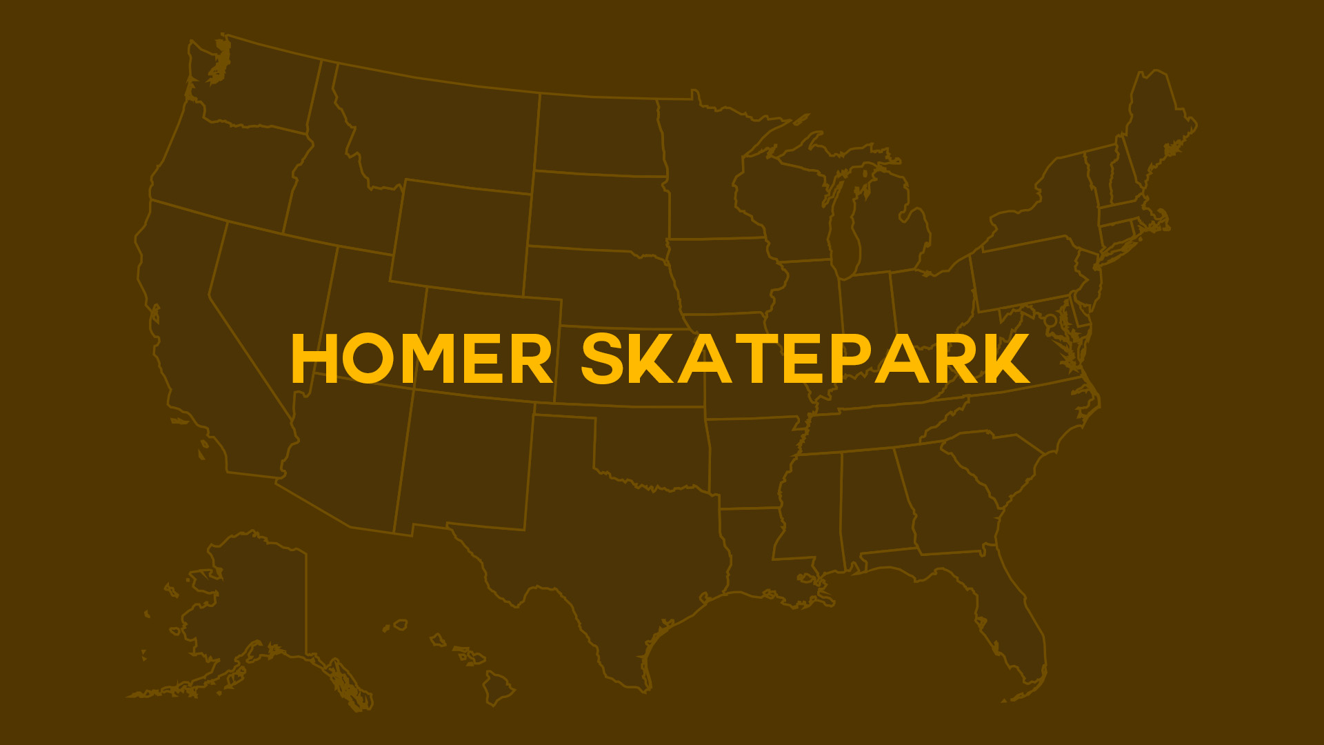 Title card for Homer Skatepark