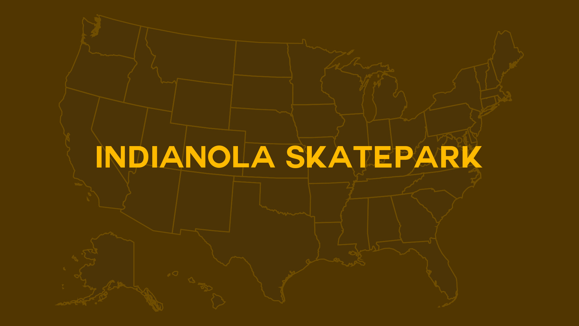 Title card for Indianola Skatepark