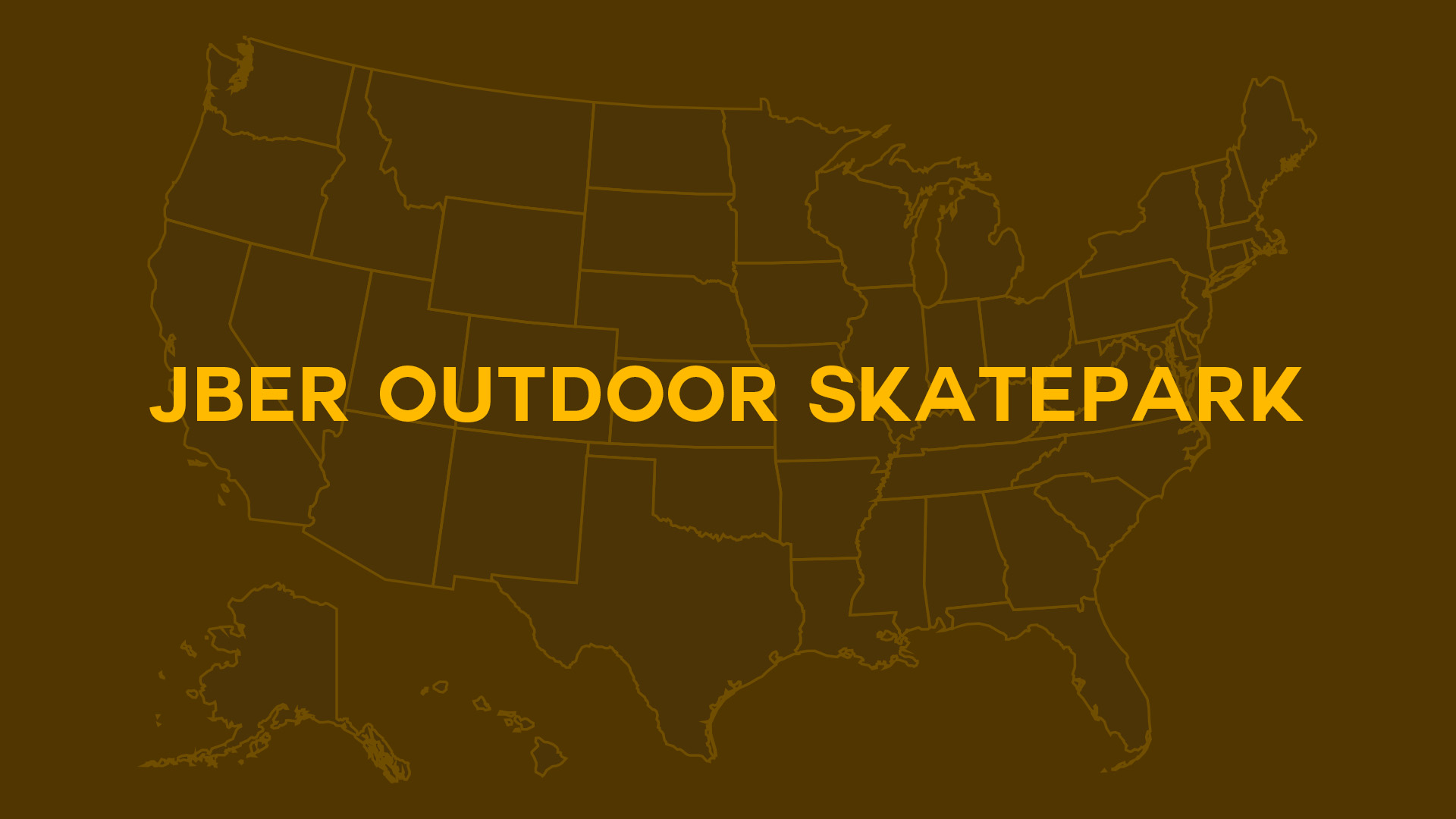 Title card for JBER Outdoor SkatePark