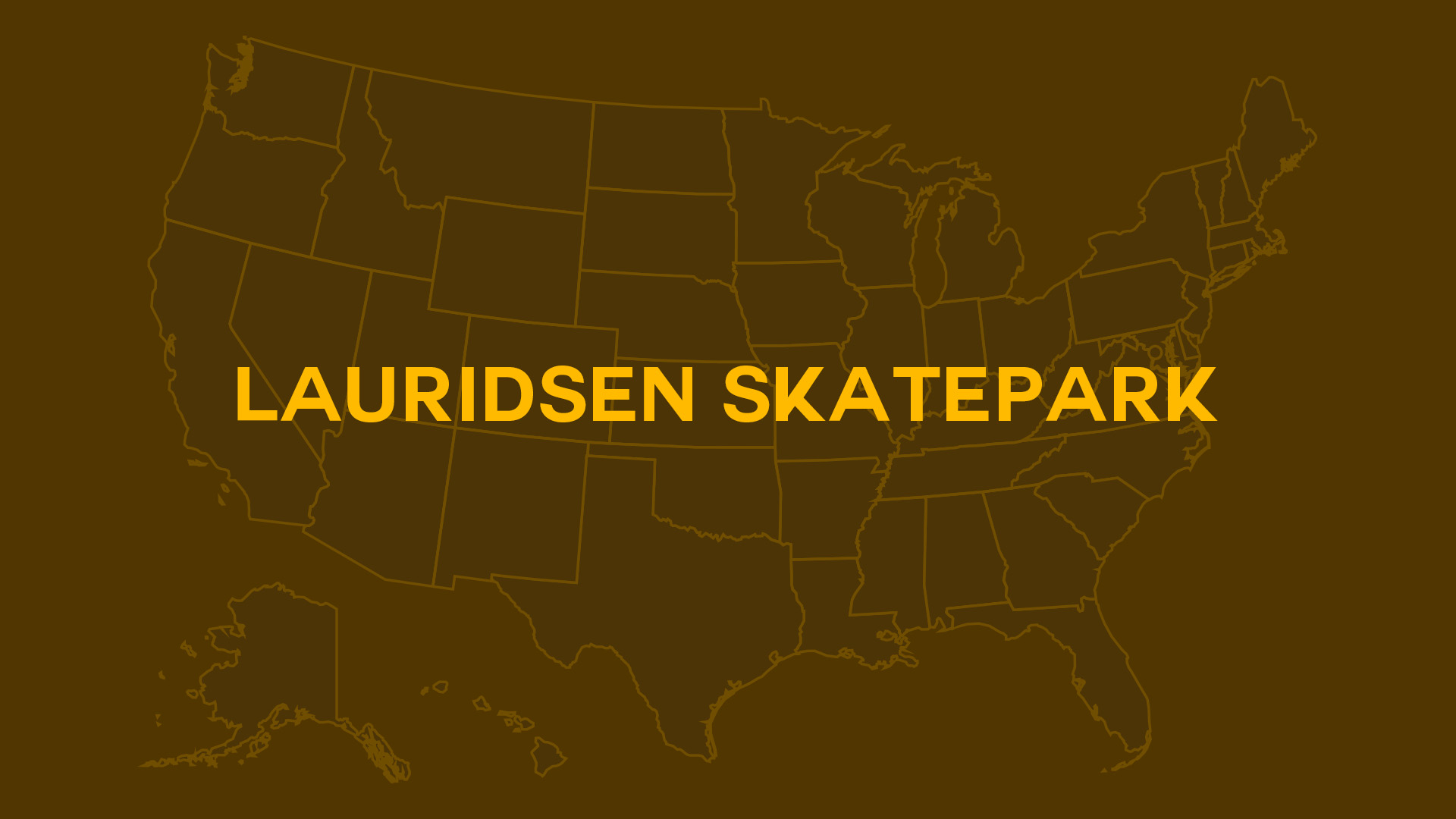 Title card for Lauridsen Skatepark