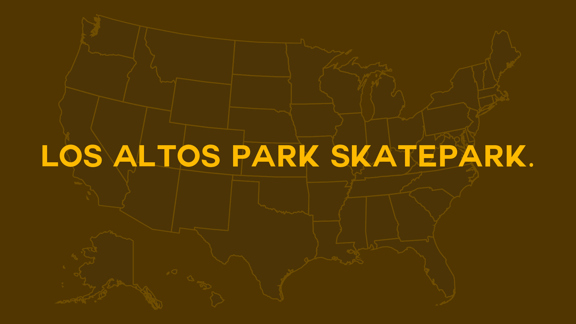 Title card for Los Altos Park Skatepark.