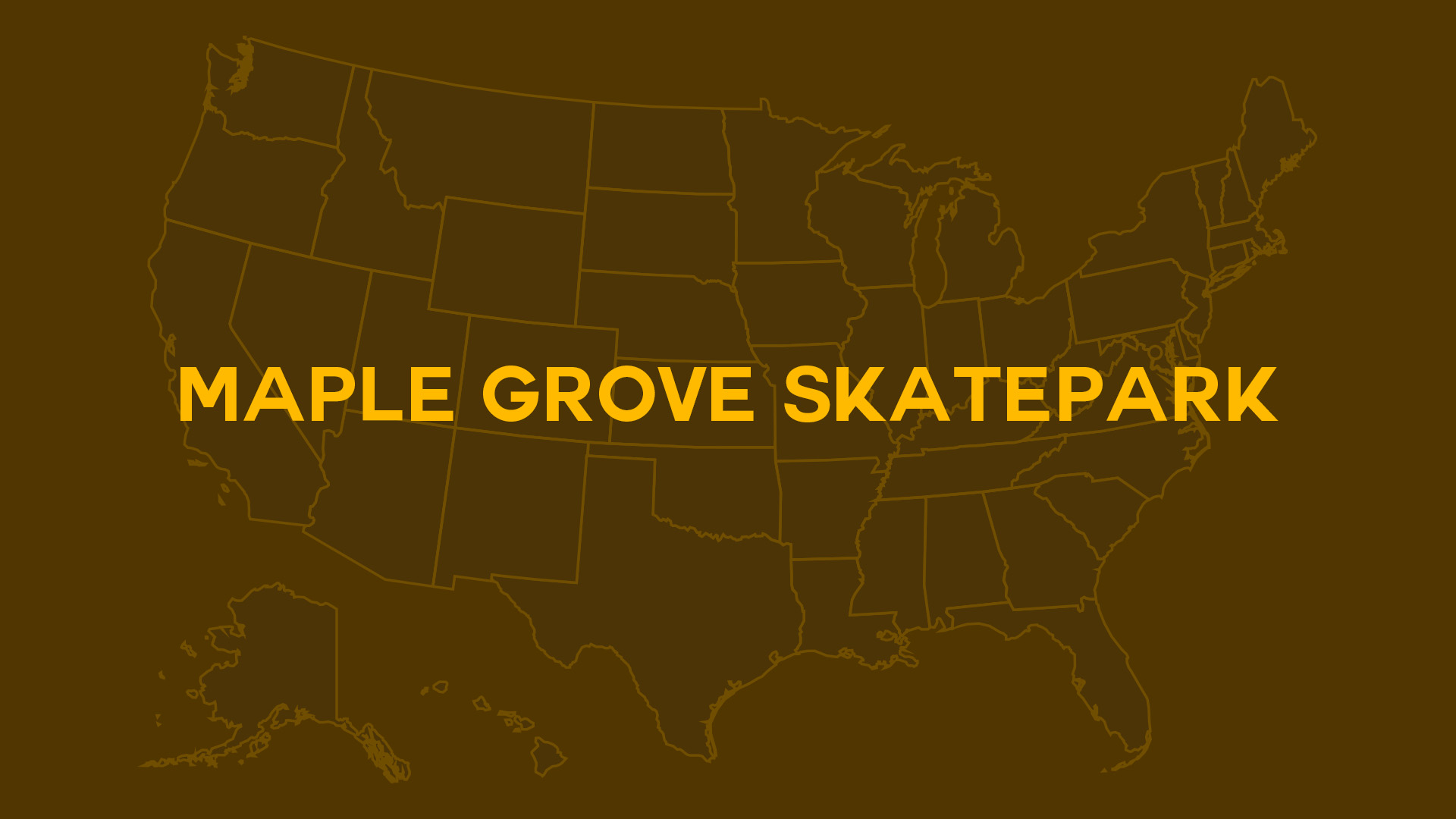 Title card for Maple Grove Skatepark