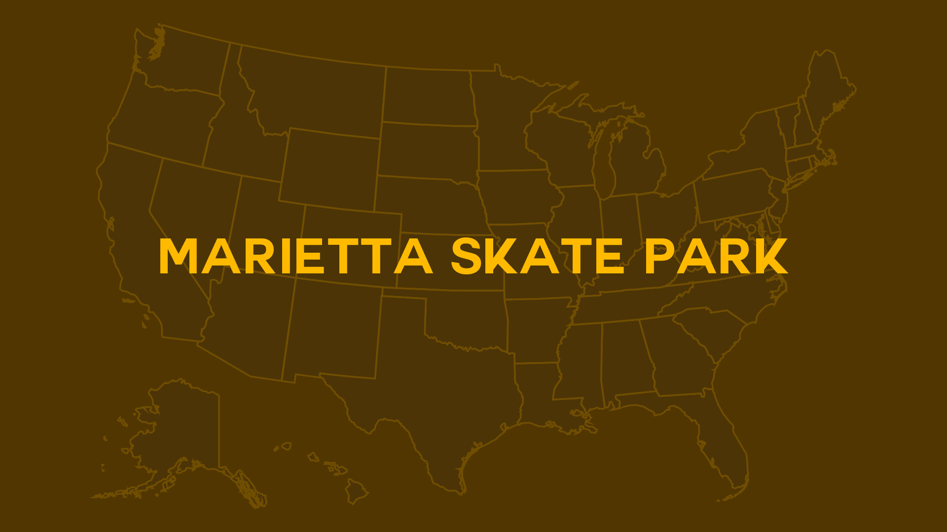Title card for Marietta Skate Park