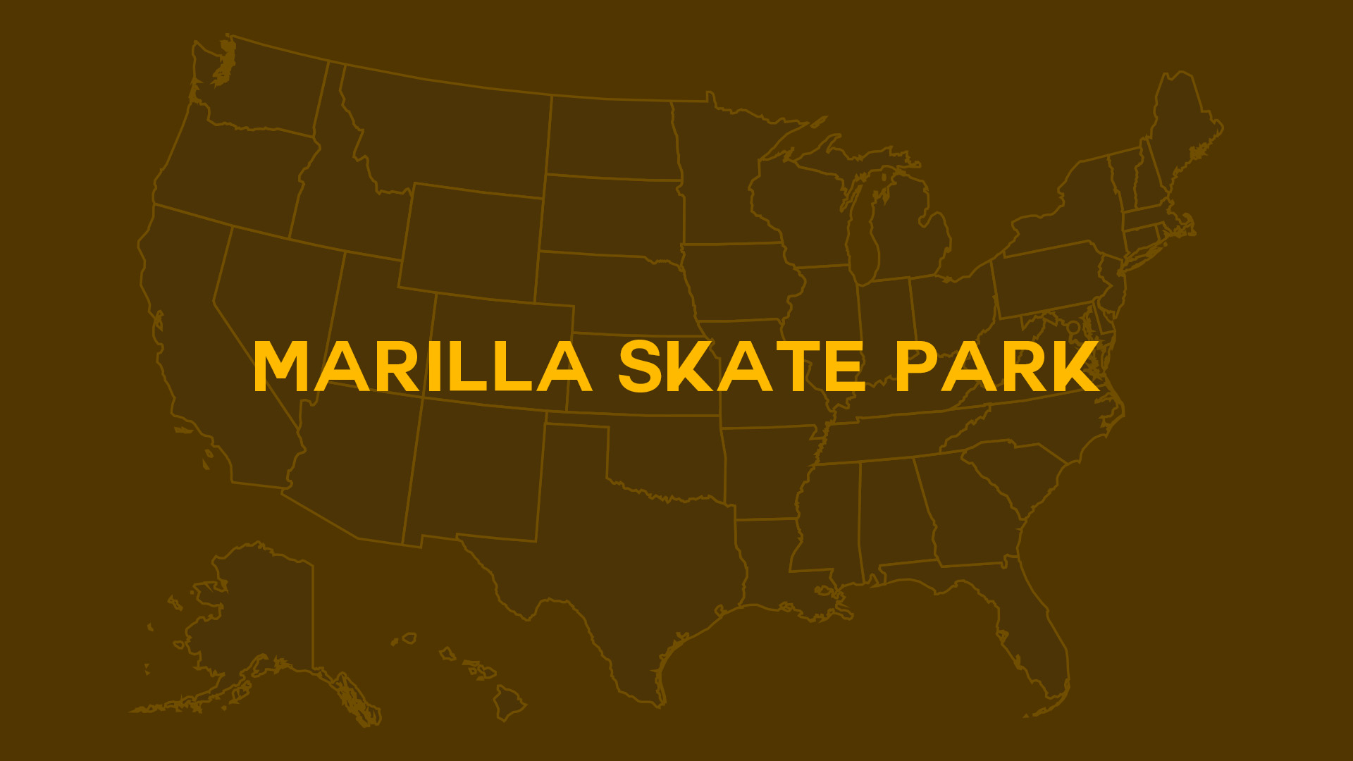 Title card for Marilla Skate Park
