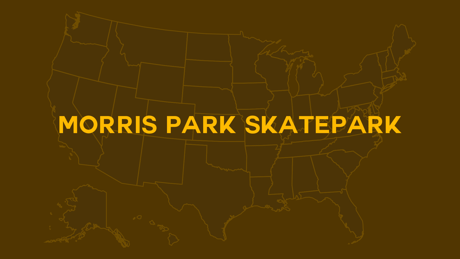 Title card for Morris Park Skatepark