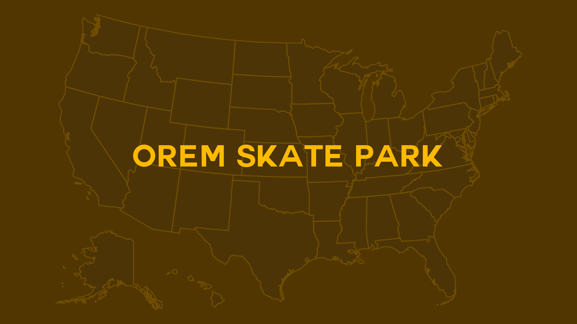 Title card for Orem Skate Park