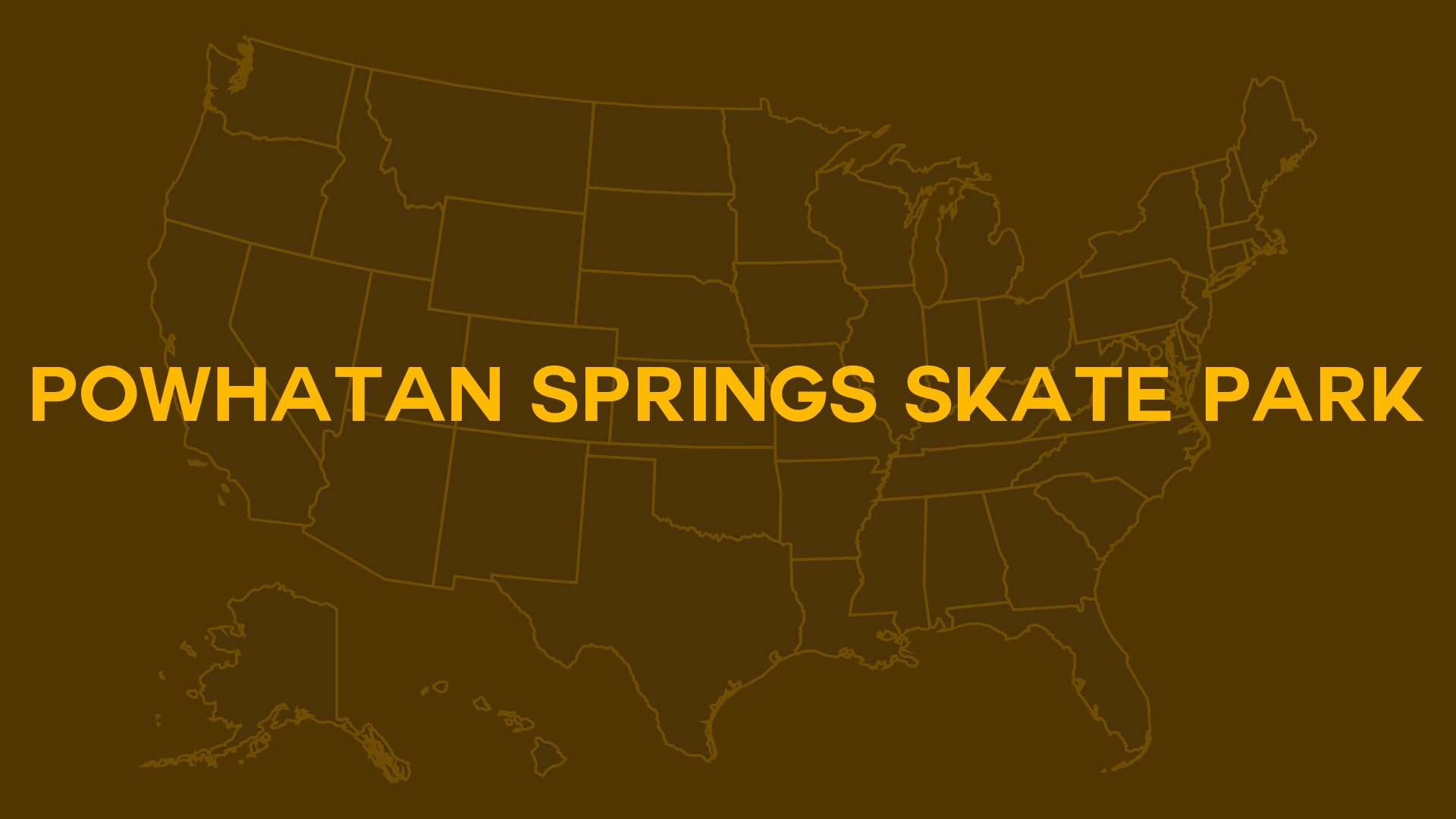 Title card for Powhatan Springs Skate Park
