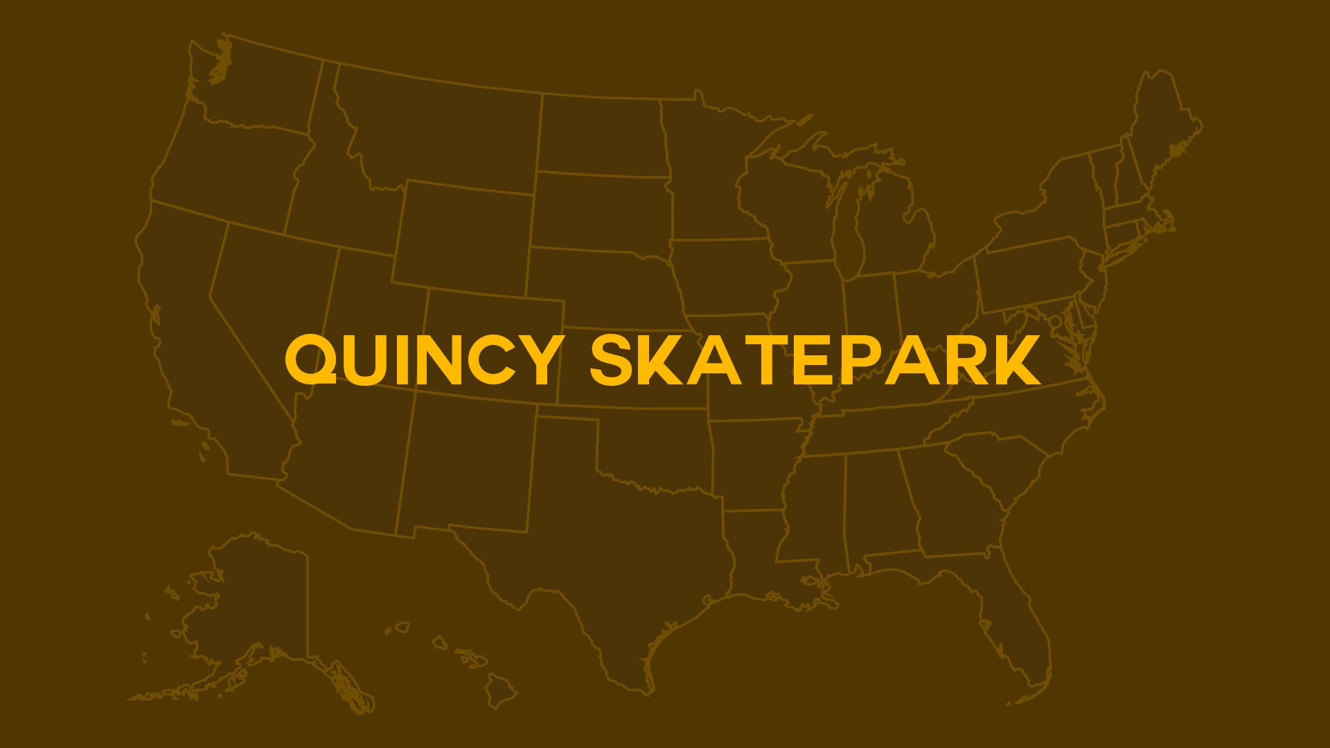 Title card for Quincy Skatepark