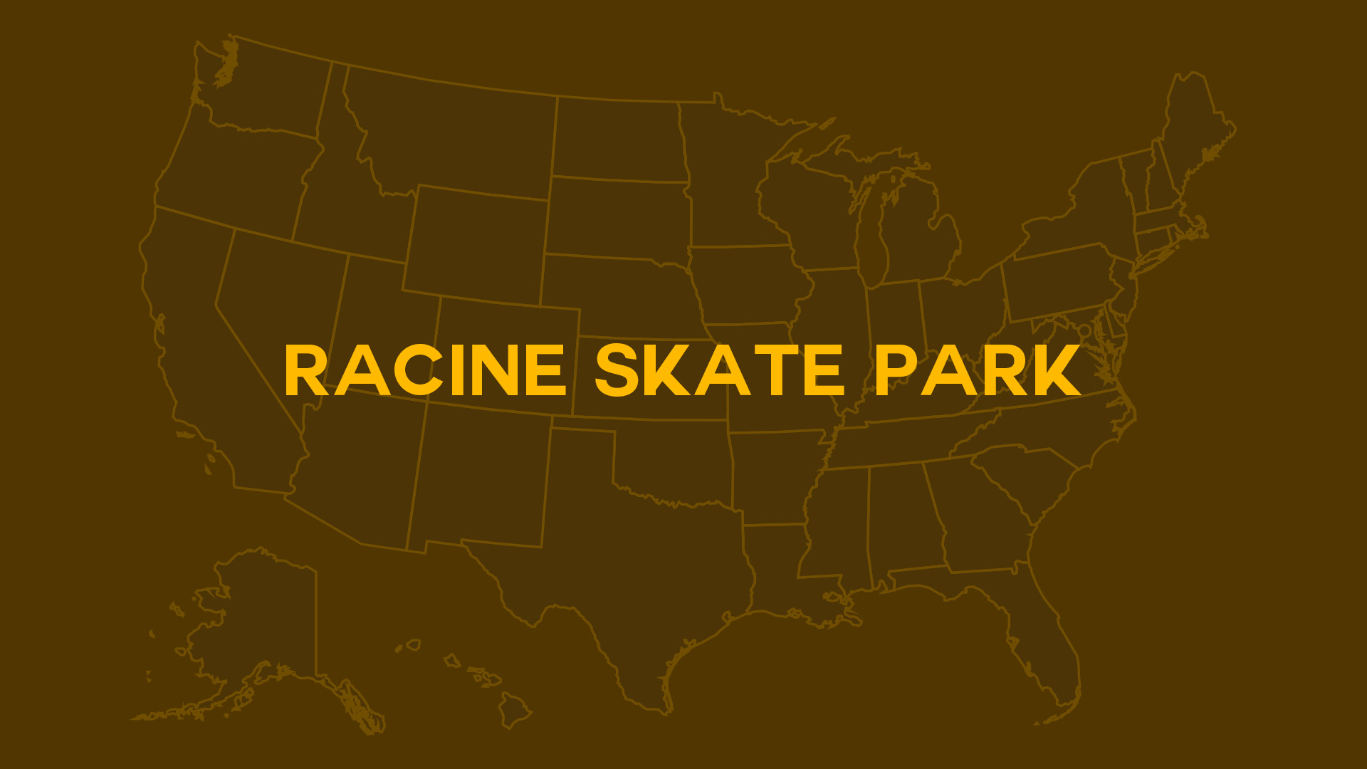 Title card for Racine Skate Park