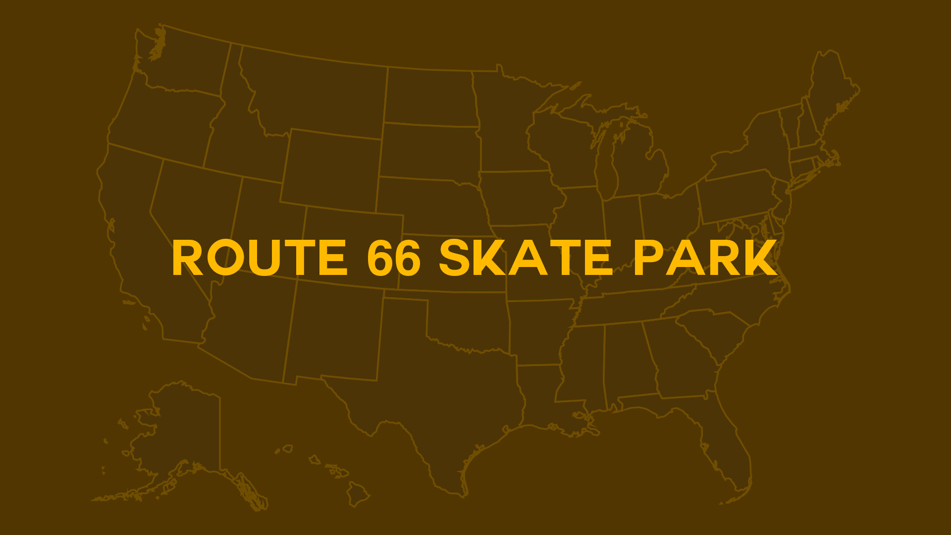 Title card for Route 66 Skate Park