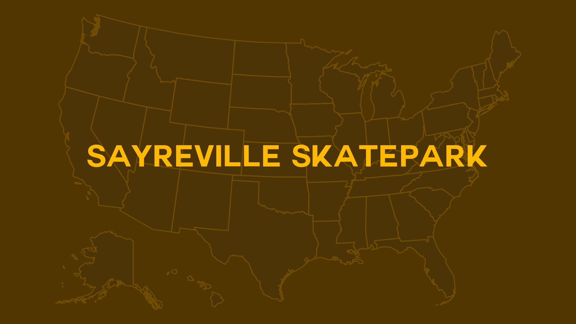 Title card for Sayreville Skatepark