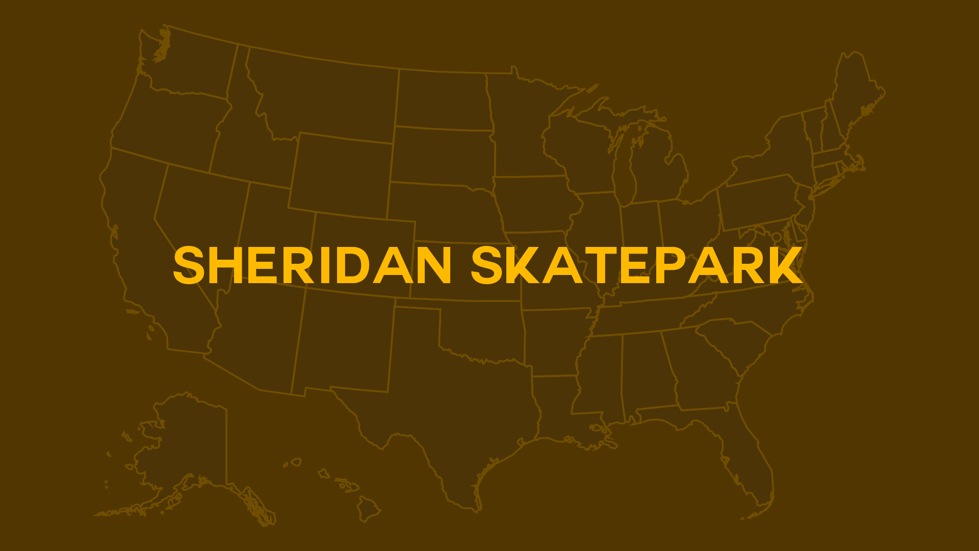 Title card for Sheridan skatepark