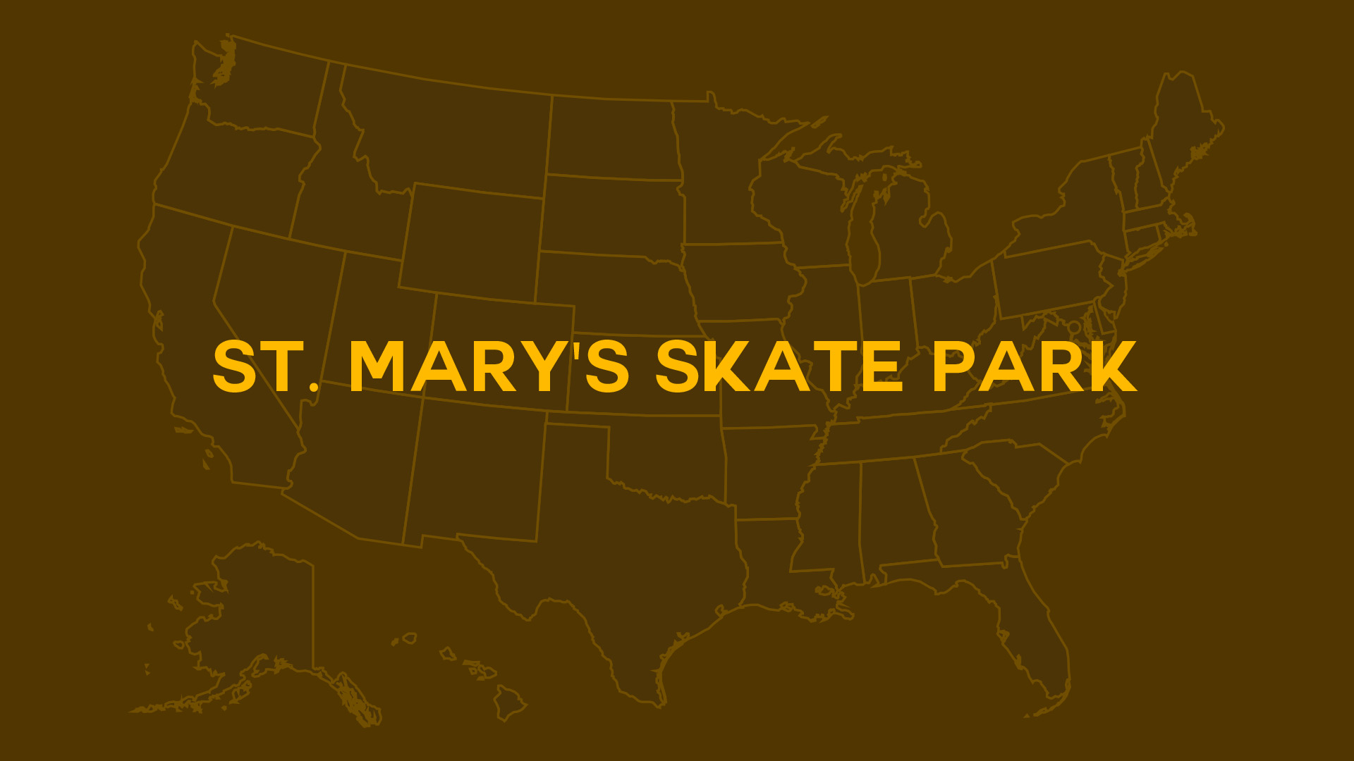 Title card for St. Mary's Skate Park