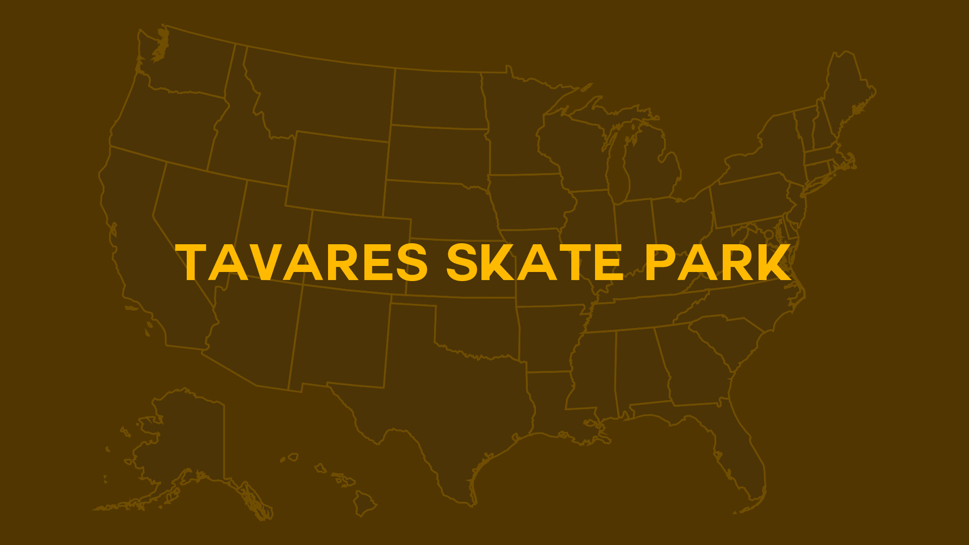 Title card for Tavares Skate Park