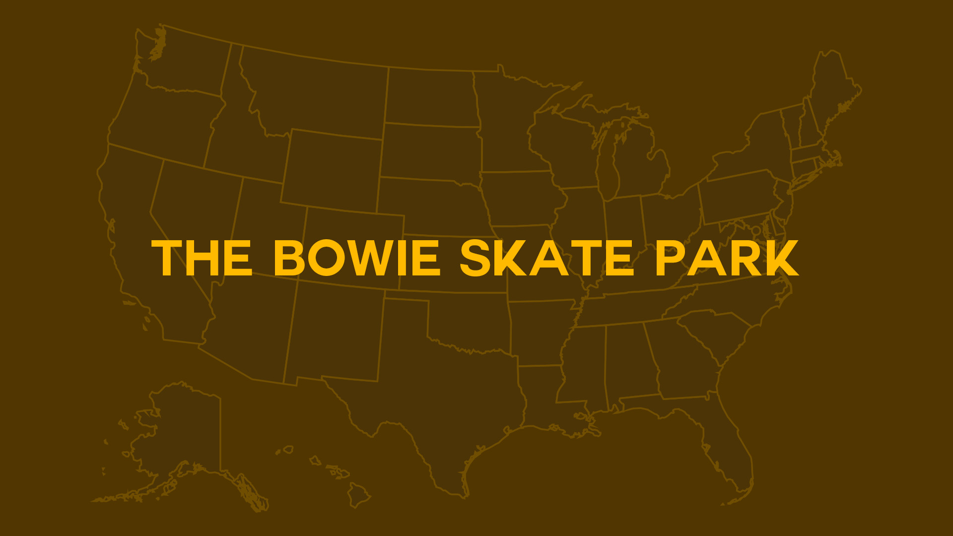 Title card for The Bowie Skate Park