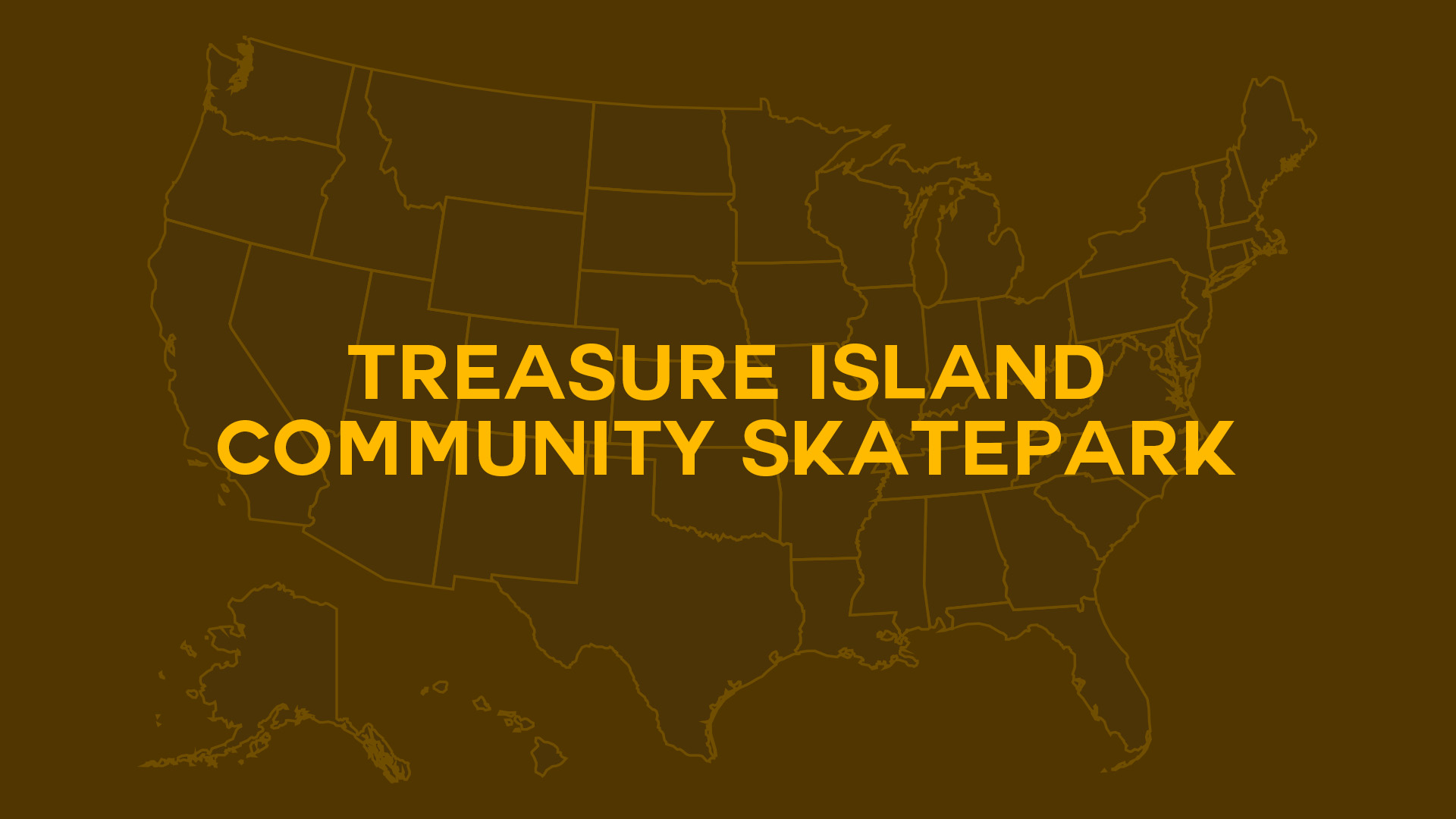 Title card for Treasure Island Community Skatepark