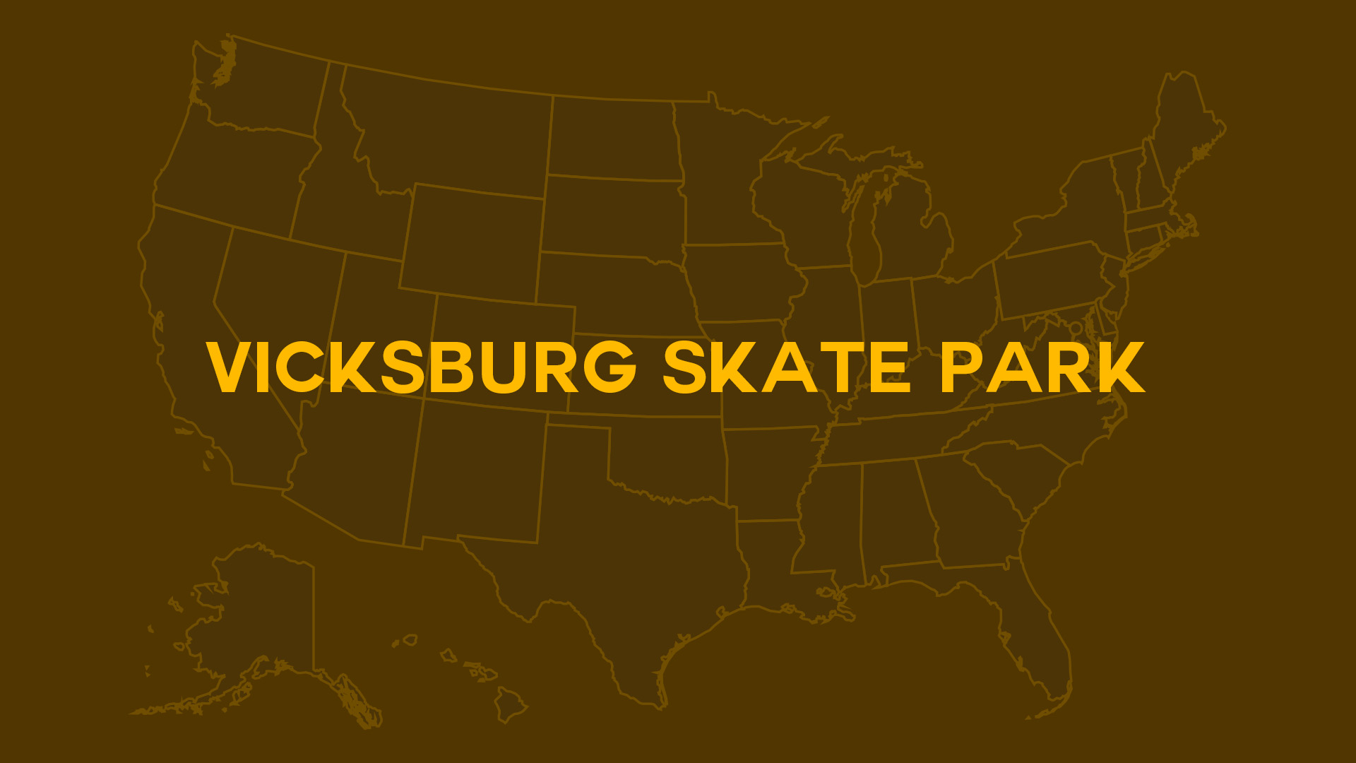 Title card for Vicksburg Skate Park