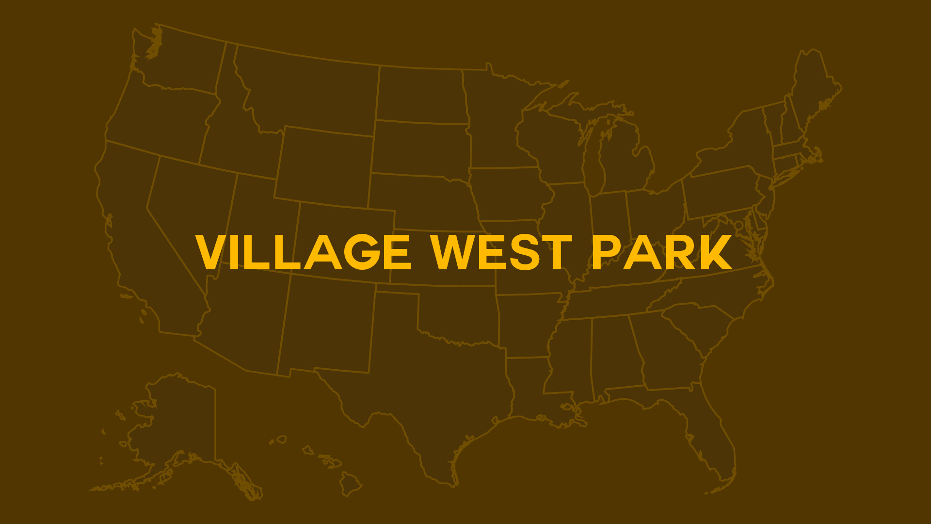 Title card for Village West Park