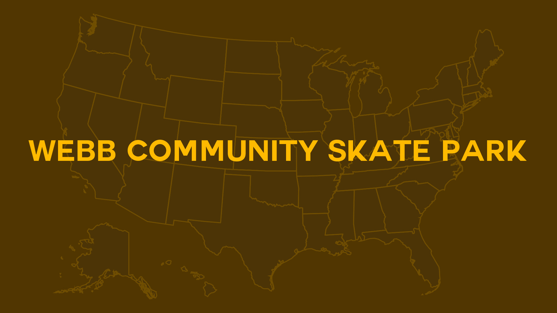 Title card for Webb Community Skate Park