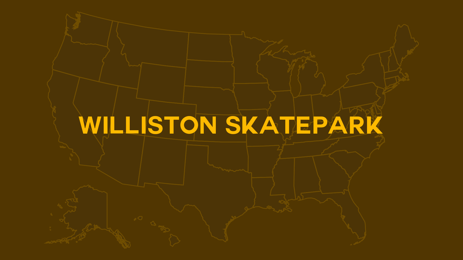 Title card for Williston Skatepark